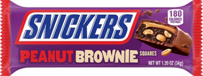 Snickers Candy Bar Peanut Brownie Squares Full Size - 1.2 Oz - Image 2