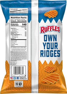 Ruffles Potato Chips Double Crunch Spicy Cheddar Jack - 7.25 OZ - Image 6