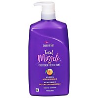 Aussie Total Miracle With Apricot & Macadamia Oil Paraben Free Conditioner - 26.2 Fl. Oz. - Image 3