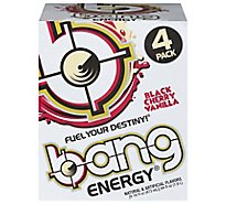 Bang Energy Drink Black Cherry Vanilla 16 Fluid Ounce/4 Pack - 4-16FZ