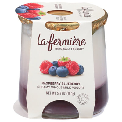 La Fermiere French Yogurt Rspbry Blbry - 5.6 OZ