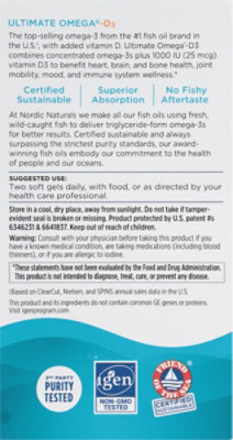 Nordic Naturals Ultimate Omega D3 - 60 CT - Image 5
