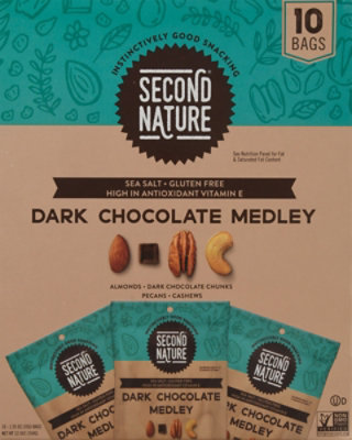 Second Nature Dark Chocolate Medley 10ct - 12.5 OZ - Image 1