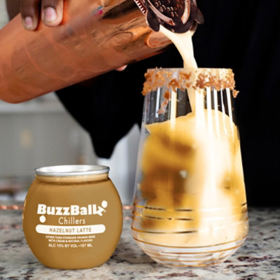 Buzzballz Hazelnut Latte Chiller Wine - 187 ML - Image 2
