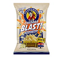 Pirates Booty Cheddar Blast Rice & Corn Puffs Baked Aged White Cheddar - 4 Oz