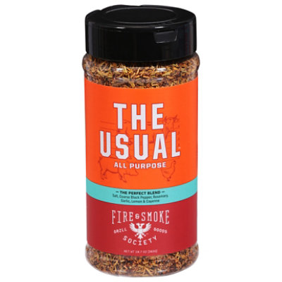 Fire and Smoke The Usual All Purpose Seasoning, 10.7 Ounce -- 6 per case