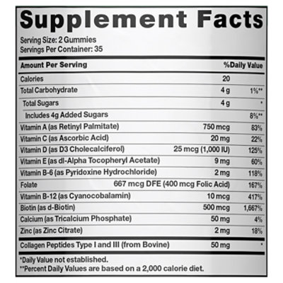 Nature's Truth Womens Multivitamin plus Collagen Gummies - 70 Count - Image 4