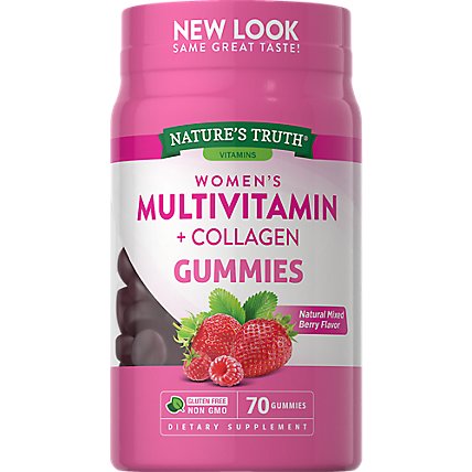 Nature's Truth Womens Multivitamin plus Collagen Gummies - 70 Count - Image 1