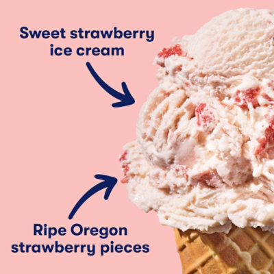 Tillamook Oregon Strawberry Ice Cream - 48 Oz - Image 2