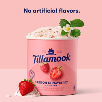 Tillamook Oregon Strawberry Ice Cream - 48 Oz - Image 5