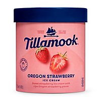 Tillamook Oregon Strawberry Ice Cream - 48 Oz - Image 1