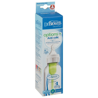 Buy Dr. Brown's Options+ Anti-Colic Narrow Pink Bottle 0m+ 250ml ·  Seychelles