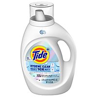 Tide Hygienic Clean Heavy Duty Free HE Compatible Unscented Liquid Laundry Detergent - 92 Fl. Oz. - Image 3
