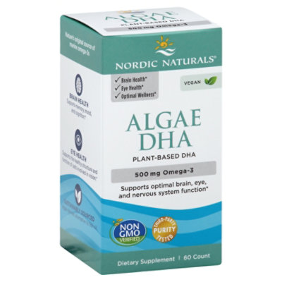 Nordic Naturals Algae Dha - 60 CT - Image 1