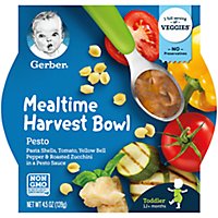 Gerber Graduates Mealtime Harvest Bowl Pesto Toddler Food Tray - 4.5 Oz - Image 1
