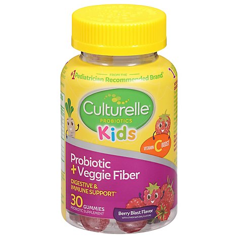 Culturelle Kids Daily Probiotic Gummies - 30 CT