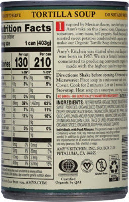 Amy's Organic Tortilla Soup - 14.2 Oz - Image 5