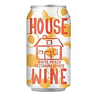 House Wine Peach Nectarine Spritz Can - 375 Ml - Image 1