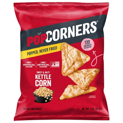 Popcorners Popped Corn Snack Kettle Corn - 3 OZ