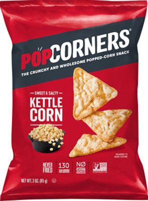 Popcorners Popped Corn Snack Kettle Corn - 3 OZ - Image 2