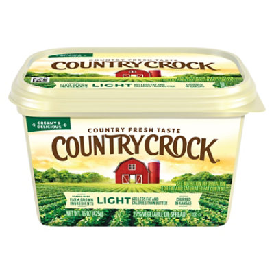 Country Crock Light Vegetable Oil Spread - 15 Oz - Image 1