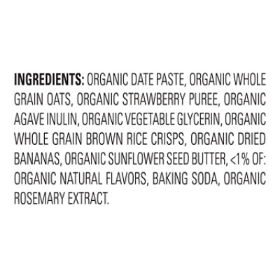 Happy Tot Organics Super Foods Oat Bar Organic Bananas Strawberries Sunflower Butter - 5-4.4 Oz - Image 4