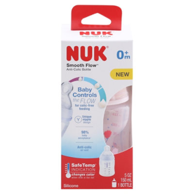 Nuk Smth Flow 5oz Anti Colic Bottle 0m - EA - Image 3