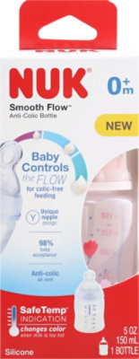 Nuk Smth Flow 5oz Anti Colic Bottle 0m - EA - Image 2