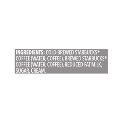 Starbucks Cold & Crafted Premium Coffee Drink Coffee Plus Splash Of Milk 11 - 11 FZ - Image 5