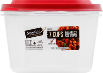 Signature SELECT Food Storage Square 7 Cup - EA - Image 2