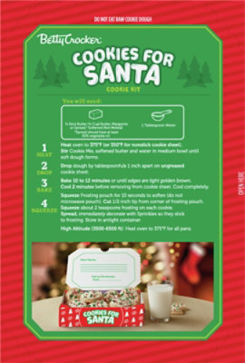 Betty Crocker Cookies For Santa Kit - 11.2 OZ - Image 6