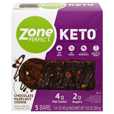 Zoneperfect Keto Bar Choc Hazelnut - 5-1.41 OZ - Image 3