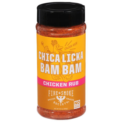 Fire And Smoke Poultry Rub Chca Lic Bamb - 16 OZ - Image 3