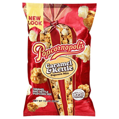 Popcornopolis Popcorn Caremel Kettle - 7.5 OZ