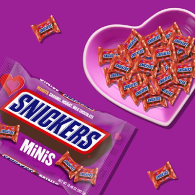 Snickers Minis Chocolate Candy Bars Valentines Day Candy - 10.48 Oz - Image 2