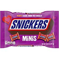 Snickers Minis Chocolate Candy Bars Valentines Day Candy - 10.48 Oz - Image 1