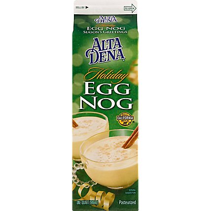 Alta Dena Holiday Eggnog - 1 Quart - Image 1