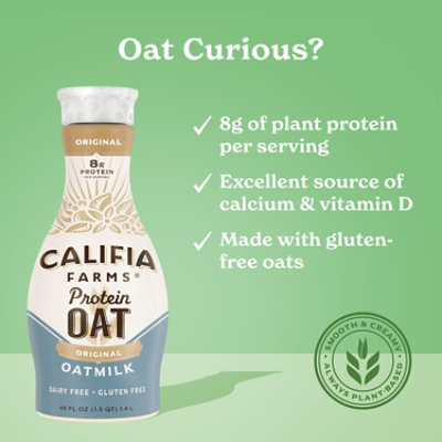 Califia Farms Original Protein Oat Milk - 48 Fl. Oz. - Image 3