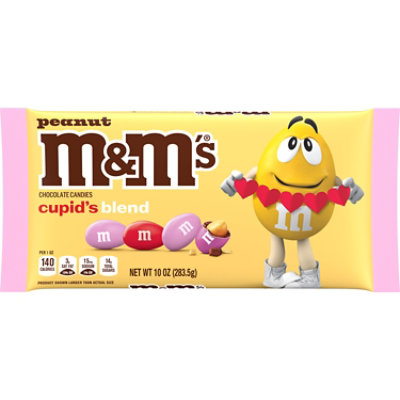 M&M'S Peanut Chocolate Candy Valentines Day Candy Cupids Mix - 10 Oz - Image 2