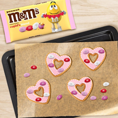 M&M'S Peanut Chocolate Candy Valentines Day Candy Cupids Mix - 10 Oz - Image 5