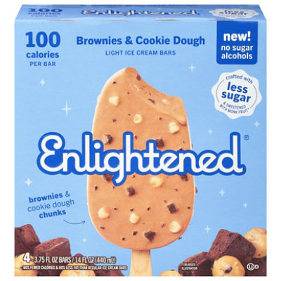 Enlightened Brownie Cookie Ice Cream Bar - 4-3.75 FZ - Image 3