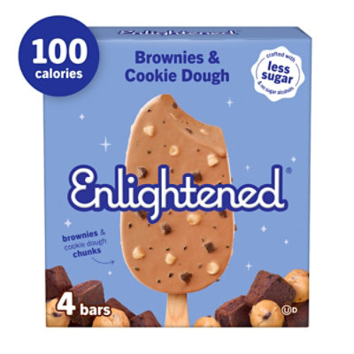 Enlightened Brownie Cookie Ice Cream Bar - 4-3.75 FZ - Image 2