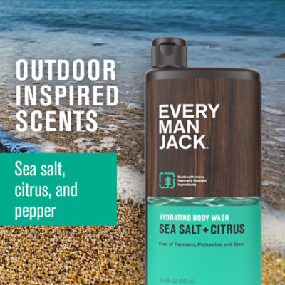 Every Man Jack Sea Salt Hydrating Mens Body Wash - 16.9 Oz - Image 5