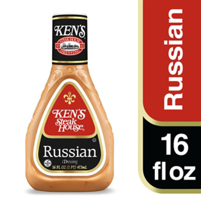 Kens Steak House Russian Salad Dressing 16 Oz - 16 FZ - Image 1