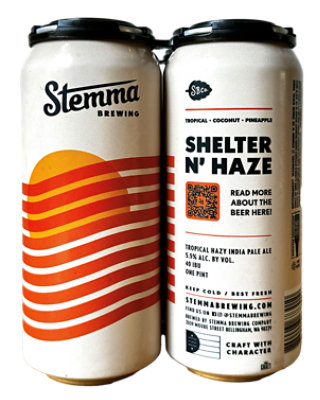 Stemma Shelter N Haze Ipa In Cans - 4-16 Oz - Image 1