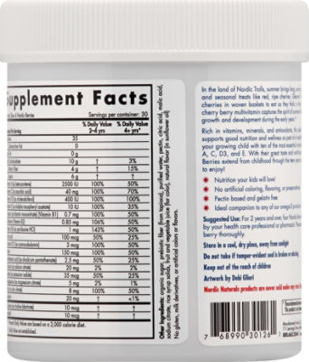 Nordic Nat Nordic Berries Cherry Berry - 120 CT - Image 4