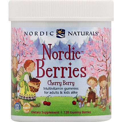 Nordic Nat Nordic Berries Cherry Berry - 120 CT - Image 2