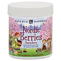 Nordic Nat Nordic Berries Cherry Berry - 120 CT - Image 1