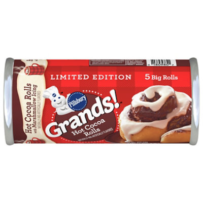 Pillsbury Grands Hot Cocoa Rolls W Mrshmlw Icing - 17.5 OZ - Image 1