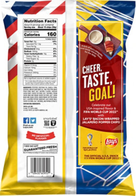 Lays Potato Chips Bacon Wrapped Jalapen - 7.75 OZ - Image 6